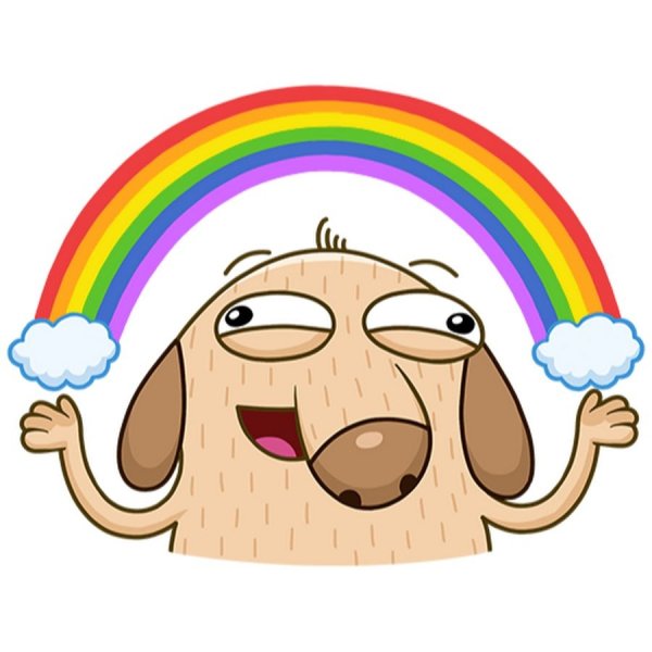 Пес Дигги Стикеры