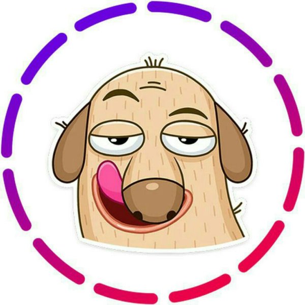 Стикер пес
