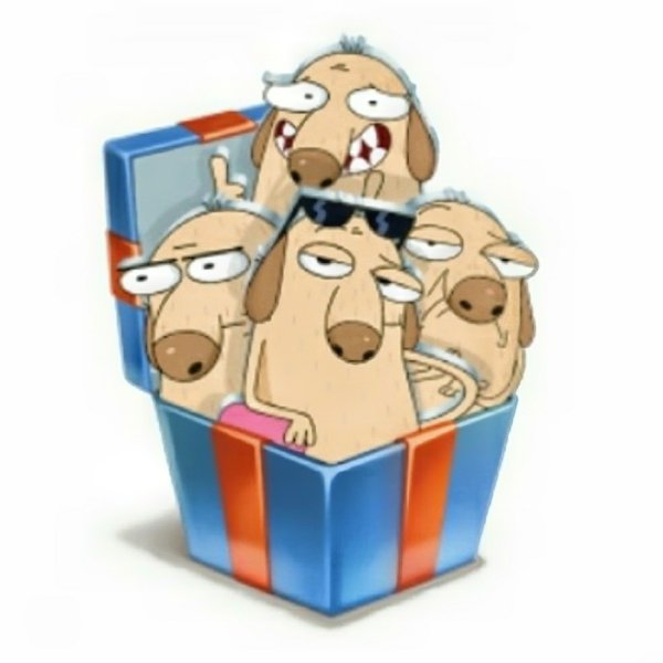 Набор стикеров Дигги в ВК