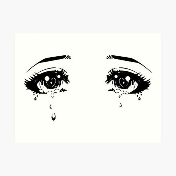 Плачущий глаз аниме