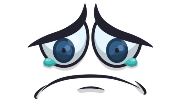 Мультяшные глаза на прозрачном фоне