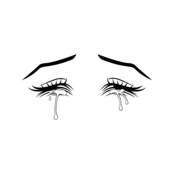 Плачущий глаз аниме