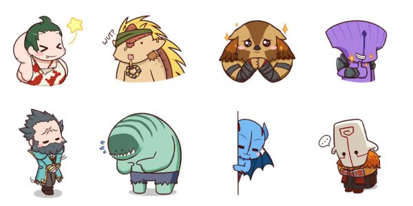 Наклейки Dota 2