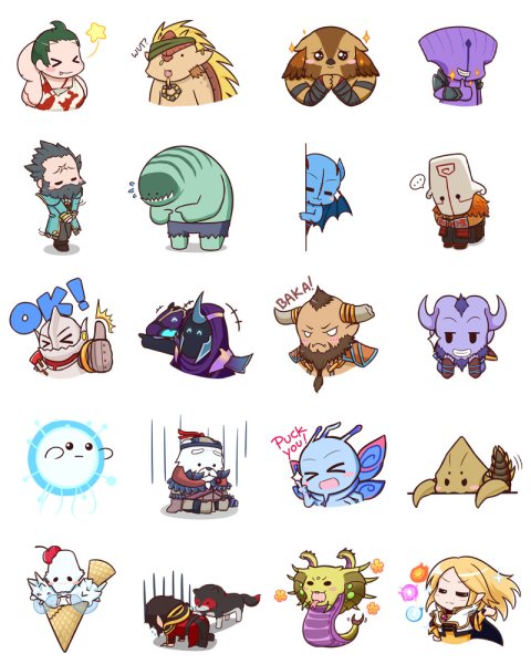 Стикеры дота 2