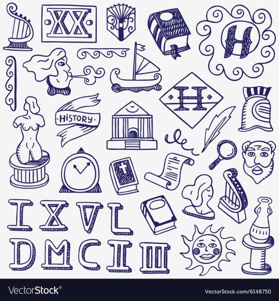 Иконки в стиле скетч