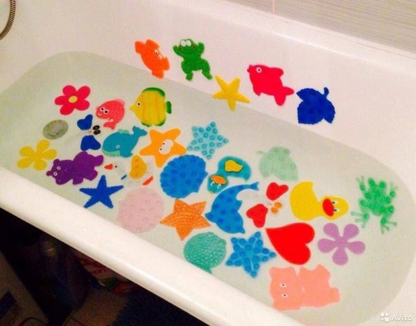Наклейки на ванну для детей
