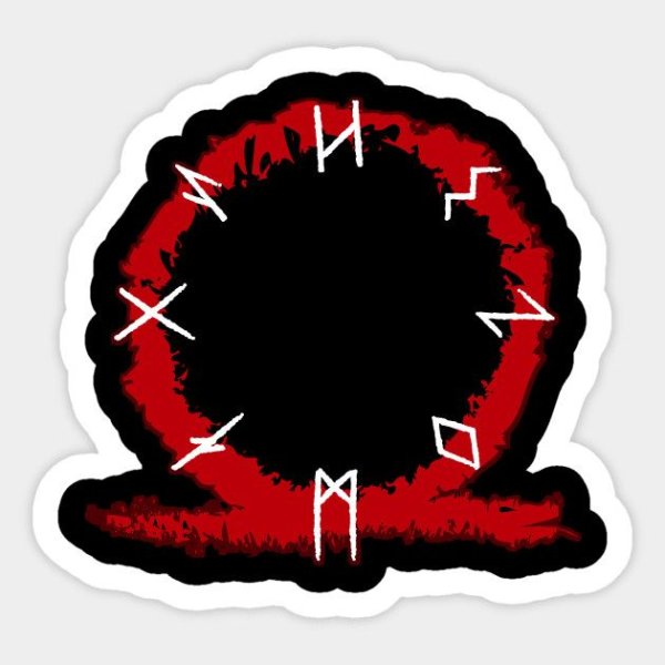 Наклейки God of War