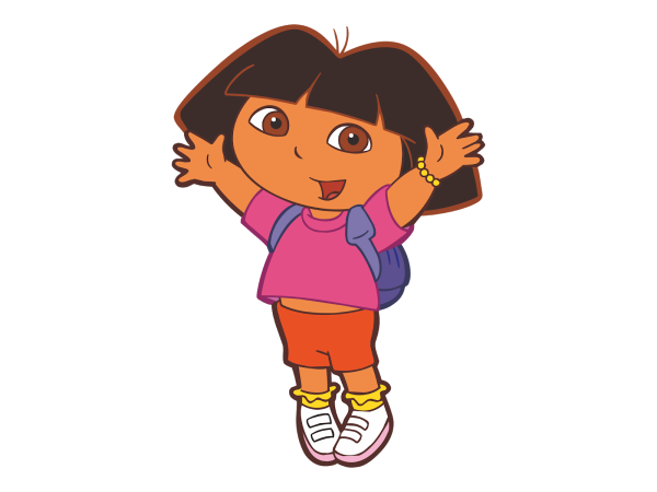 Даша путешественница вектор