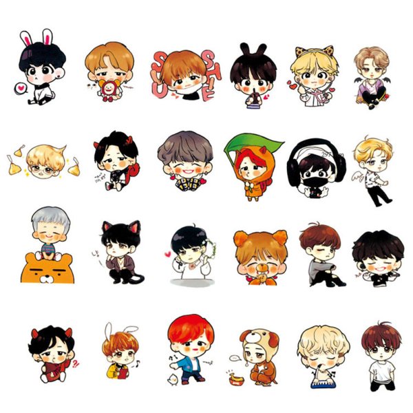 Наклейки БТС