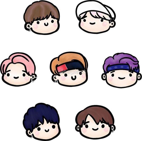 Стикеры БТС