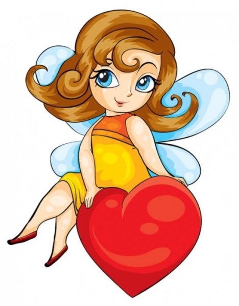 Сердечки мультяшные