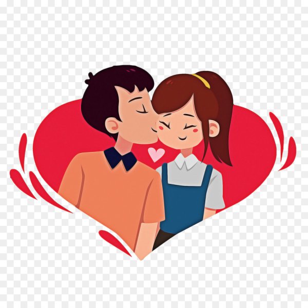 Мультяшные влюбленные