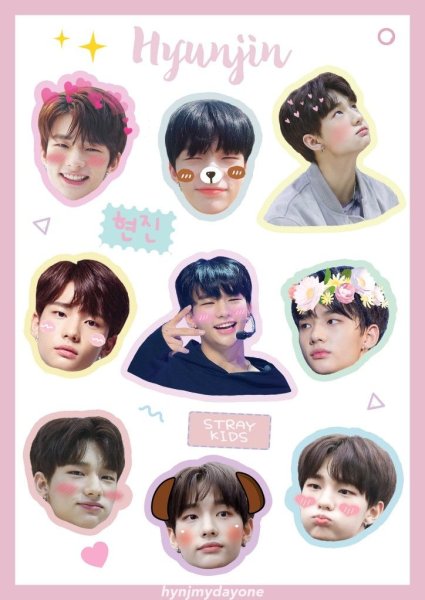 Наклейки k Pop Stray Kids