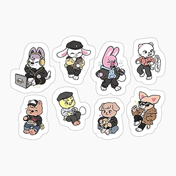 Наклейки Stray Kids Zoo