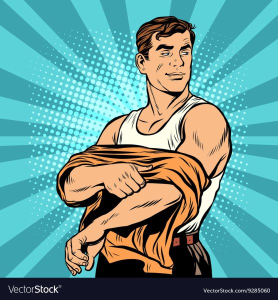 Спортсмены в стиле поп арт