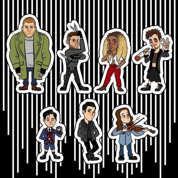 Академия Амбрелла наклейки пятый