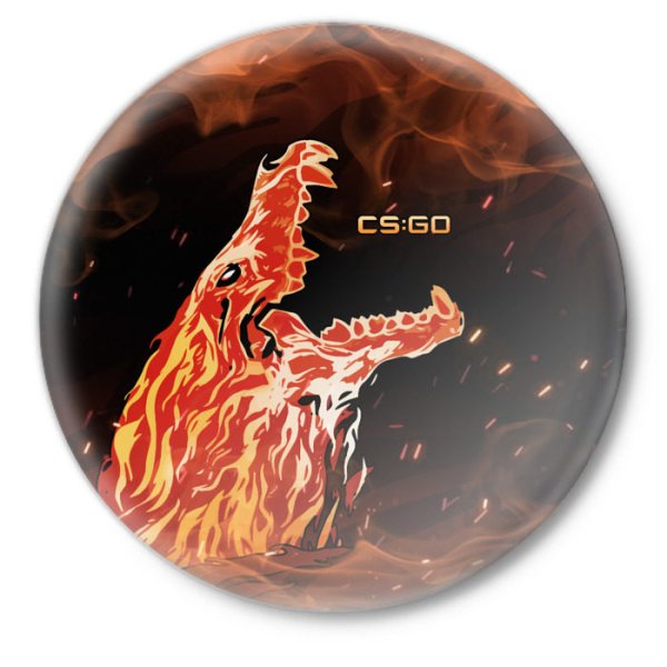 Наклейка вой КС го