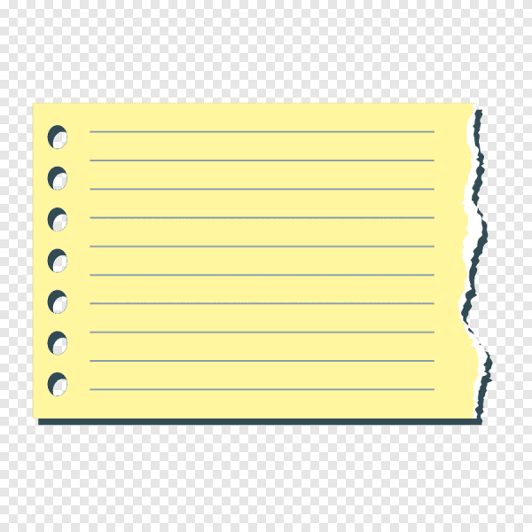 Листок из блокнота