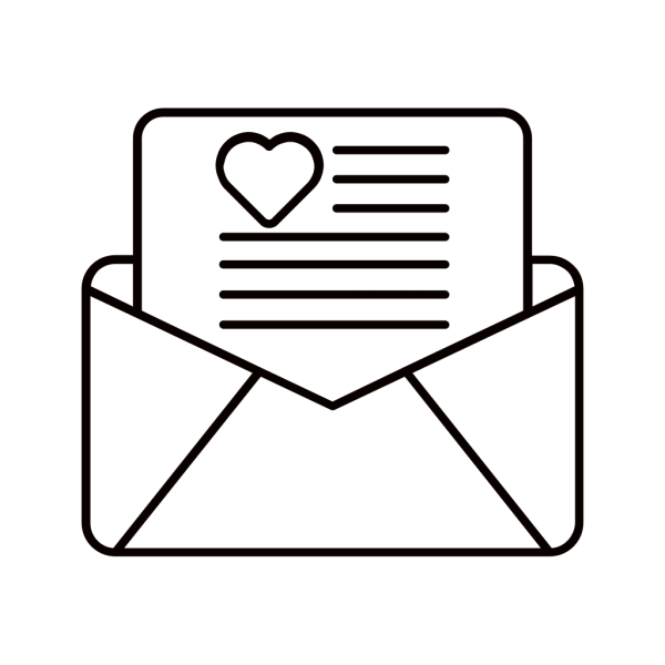 Конверт стикер