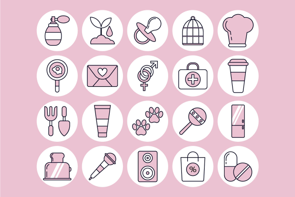 Набор иконок для сторис