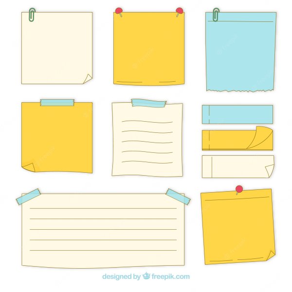 Стикеры рисунки на бумаге