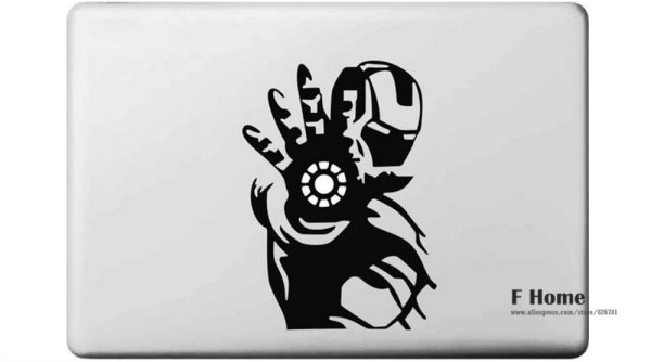 Дизайнерские наклейки на ноутбук