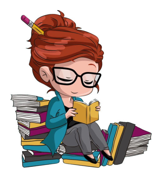 Чиби с книгой