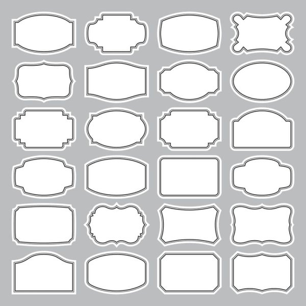 Этикетки для специй пустые