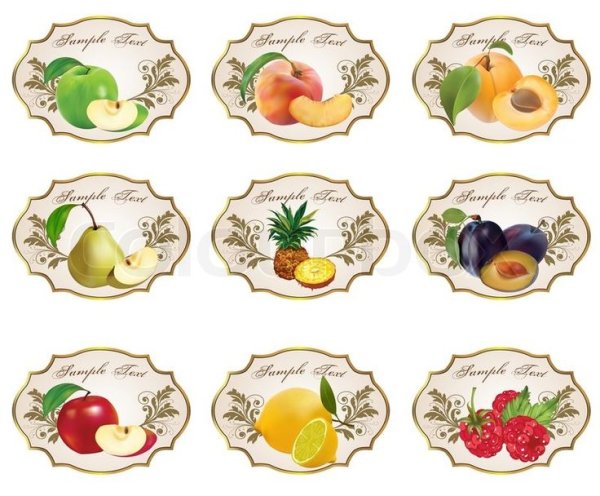 Этикетка на варенье