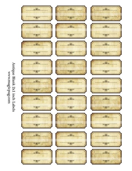 Бирки для приправ
