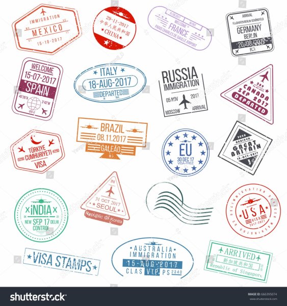 Виза печать