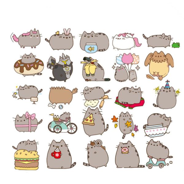 Наклейки с Пушином