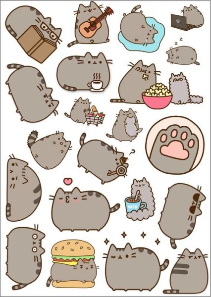 Наклейки Пушина Кэт