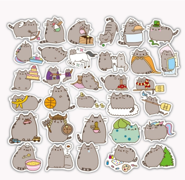 Наклейки котики