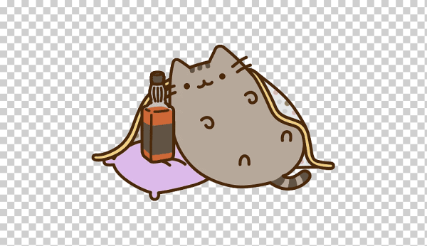 Кот Пушин без фона