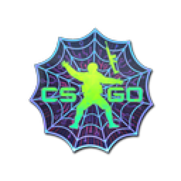 Наклейка паутина КС го