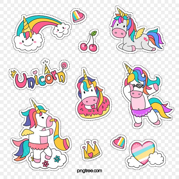 Наклейка Единорог