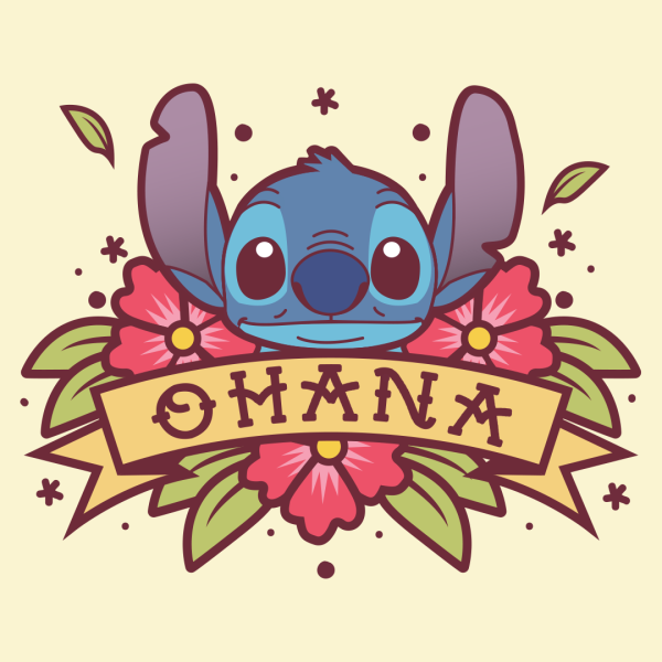 Наклейки Стич