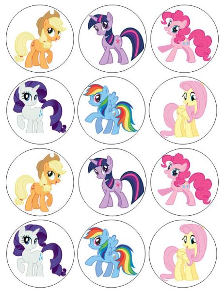 Пони пищевая печать