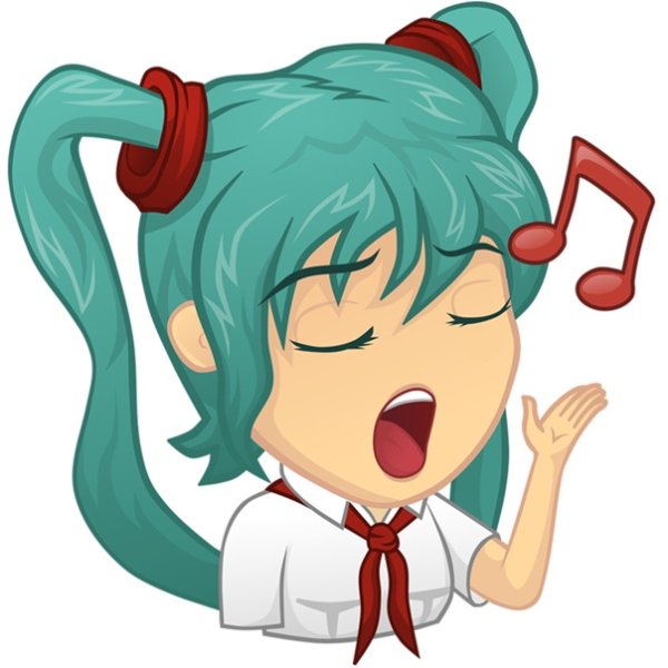 Стикеры Мику Everlasting Summer