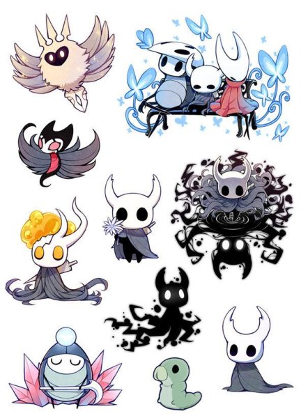 Hollow Knight герои