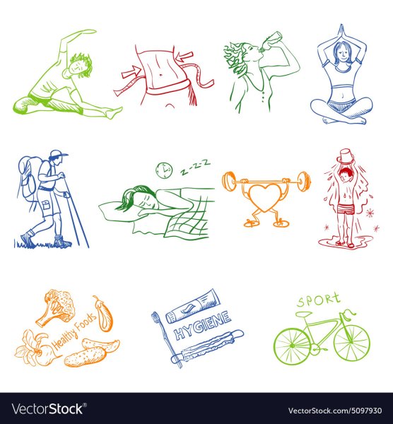 Здоровье на белом фоне