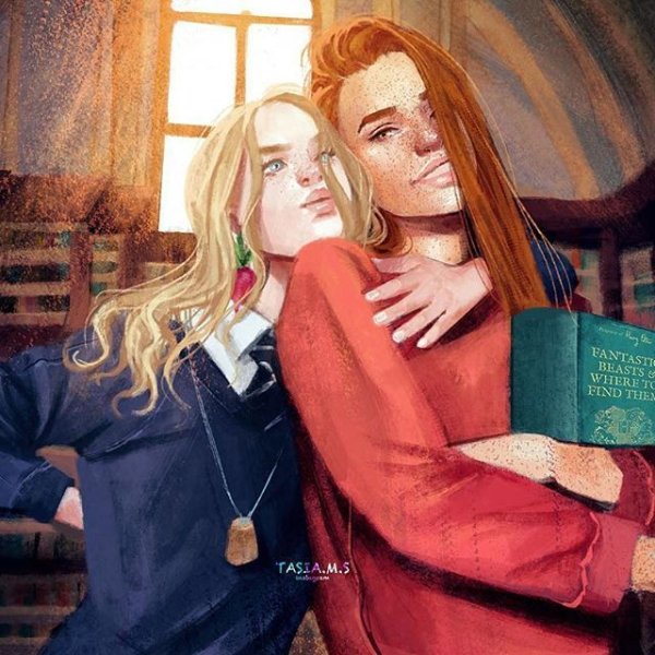 Гермиона и Джинни фемслэш