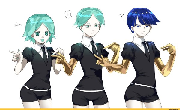 Вселенная самоцветов аниме