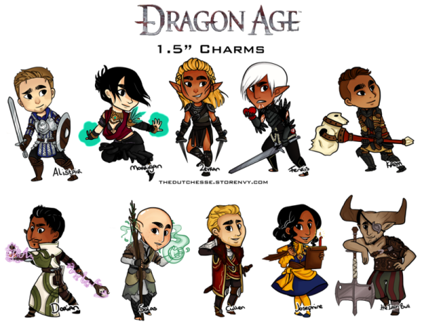 Драгон эйдж наклейки