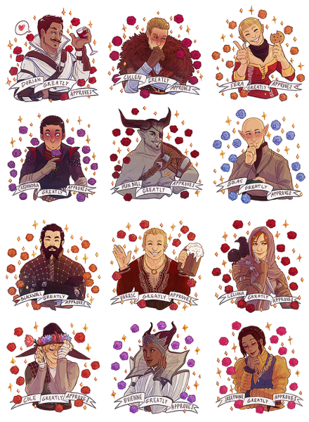 Dragon age Стикеры