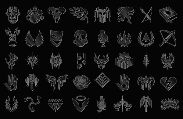 Значки для карт фэнтези