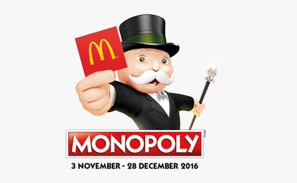 Hasbro макдональдс Монополия