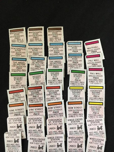 Стикеры Монополия макдональдс