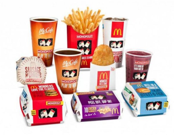 Монополия Макдоналдс MCDONALD'S